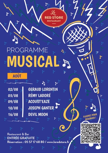 Programme musical Aout 2024